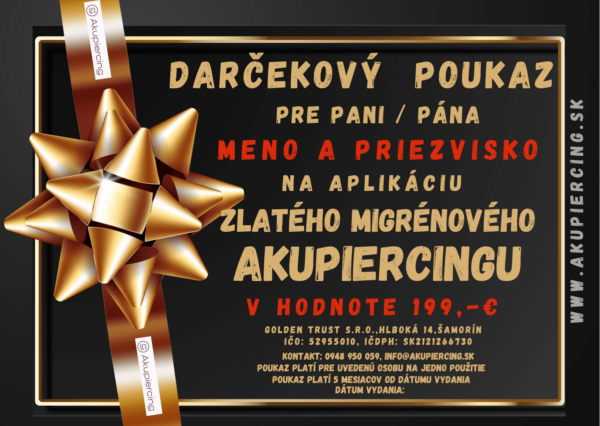 Darčekový poukaz v hodnote 199€